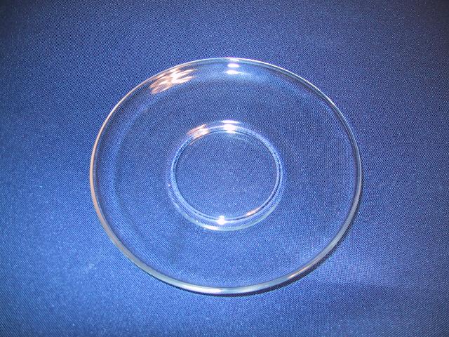 Saucer Clear Glass - TAYLOR RENTAL Bradenton